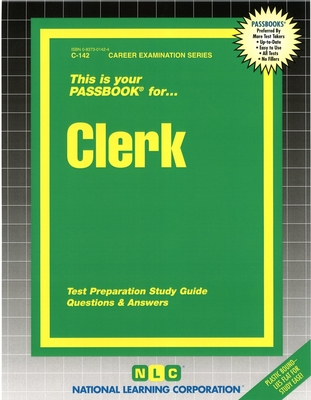 Clerk: Volume 142 - National Learning Corporation