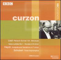 Clifford Curzon Plays Haydn, Liszt, Schubert - Clifford Curzon (piano)