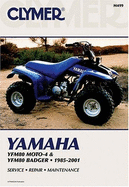 Clymer Yamaha Yfm80 Moto-4 & Yfm80 Badger, 1985-2001