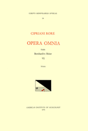 CMM 14 Cipriano de Rore (1516-1565), Opera Omnia, Edited by Bernhard Meier in 8 Volumes. Vol. VI Motets: Volume 14