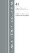 Code of Federal Regulations, Title 41 Public Contracts and Property Management 1-100, Revised as of July 1, 2023