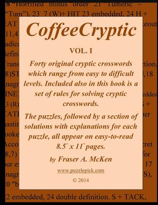 CoffeeCryptic Vol. I - McKen, Fraser a