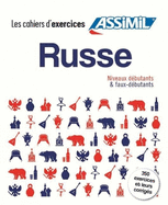 Coffret Cahiers d'exercices RUSSE: debutants + faux-debutants