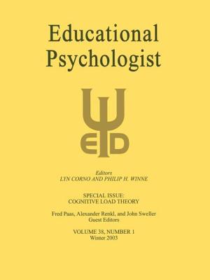 Cognitive Load Theory: A Special Issue of educational Psychologist - Paas, Fred (Editor), and Renkl, Alexander (Editor), and Sweller, John (Editor)