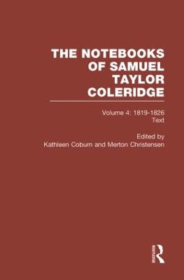 Coleridge Notebooks V4 Text - Coburn, Kathleen (Editor)