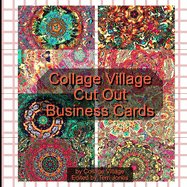 Collage Village Cut Out Business Cards