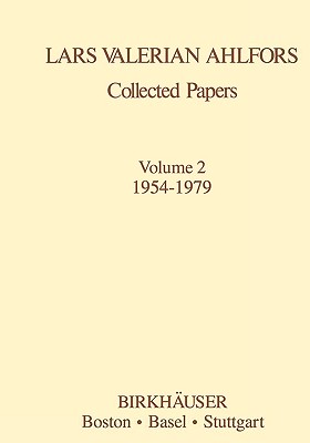 Collected Papers Vol 2: 1954-1979 - Ahlfors, Lars V