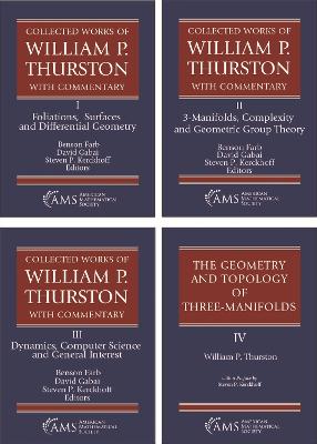 Collected Works of William P. Thurston with Commentary (The Set) - Farb, Benson (Editor), and Gabai, David (Editor), and Kerckhoff, Steven P. (Editor)