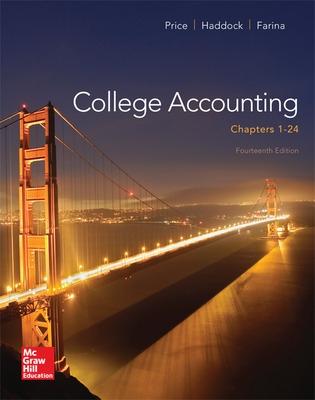 College Accounting (Chapters 1-24) - Price, John, and Haddock, M. David, and Farina, Michael