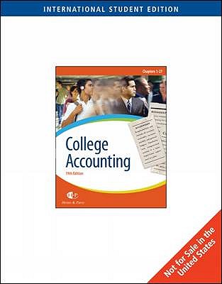 College Accounting - Parry, Robert, and Heintz, James A.