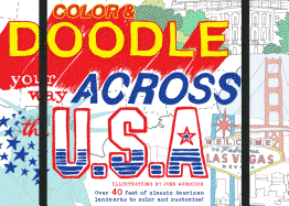 Color & Doodle Your Way Across the USA