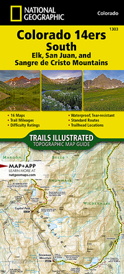 Colorado 14ers South [san Juan, Elk, and Sangre de Cristo Mountains] - National Geographic Maps - Trails Illustrated