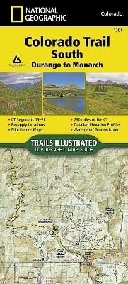 Colorado Trail South, Durango to Monarch - National Geographic Maps - Trails Illustrated