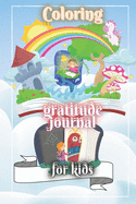 Coloring gratitude journal for kids: 100 Pages for kids to: write in/ draw/ color . Unique and different cute fun elements on each page to color in.Tabs and lines and a space for date;.Blank pages to draw on.For kids ages 5-10 and not only