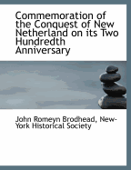 Commemoration of the Conquest of New Netherland on Its Two Hundredth Anniversary