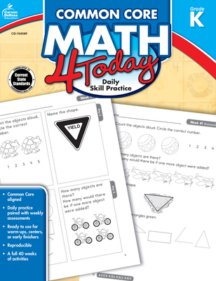 Common Core Math 4 Today, Grade K - McCarthy, Erin