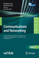 Communications and Networking: 14th EAI International Conference, ChinaCom 2019, Shanghai, China, November 29 - December 1, 2019, Proceedings, Part I