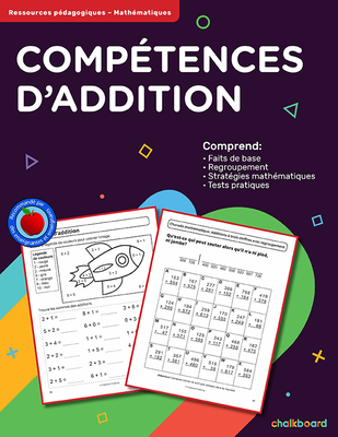 Comptences D'Addition - Blouin, Anne-Marie