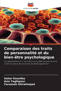 Comparaison des traits de personnalit? et du bien-?tre psychologique