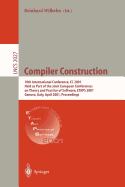 Compiler Construction: 10th International Conference, CC 2001 Held as Part of the Joint European Conferences on Theory and Practice of Software, Etaps 2001 Genova, Italy, April 2-6, 2001 Proceedings