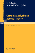 Complex Analysis and Spectral Theory: Seminar, Leningrad 1979/80