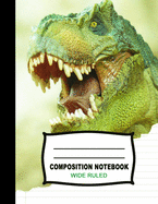 Composition Notebook: Beautiful Wide Ruled Paper Jurassic Age Notebook Journal - Velociraptor Dinosaur Color Blank Lined Workbook for Teens Kids Students Boys Girls for Home School College for Writing Notes. (Office & School Essentials)