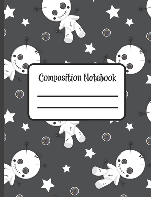 Composition Notebook: Halloween Composition Notebook and Journal 7.5 x 9.25 Wide Ruled Paper Journal - Journals, Heartfelt