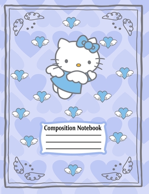 Composition Notebook: hello kitty journal with Wide Ruled Notebook ...