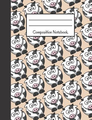 Composition Notebook: Large Cow Notebook to Write in 120 Page (8.5 X 11) - Publishers, Blank