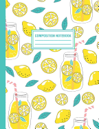 Composition Notebook: Lemonade Lemons Pattern Composition Book For Students College Ruled