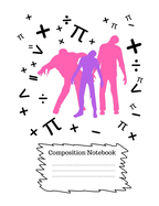 Composition Notebook: Maths Zombie Back to School (5x5 Graph, Quad, Squared Grid), Middle, High School, Secondary Kids, (7.44x9.69 Inches, 100 Pages) All Grades, Girls and Boys.