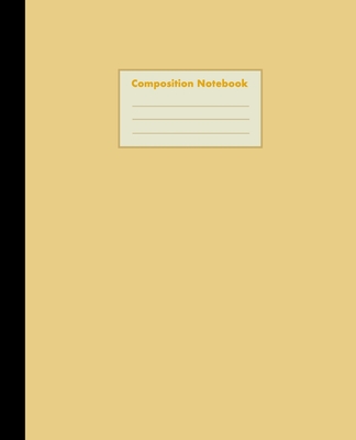 Composition Notebook: Peach, College Ruled, 110 pages - Stylish Classic Journal Notebook for Home Work Office Business Ideas and Students (7.5 x 9.25 in) - World Class Notebooks