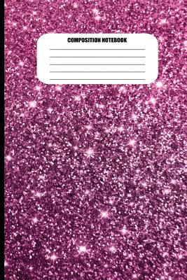 Composition Notebook: Purple Sparkles Abstract Design (100 Pages, College Ruled) - Sutherland Creek