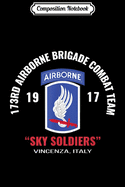 Composition Notebook: Sky Soldiers 173rd Airborne Combat Team Journal/Notebook Blank Lined Ruled 6x9 100 Pages