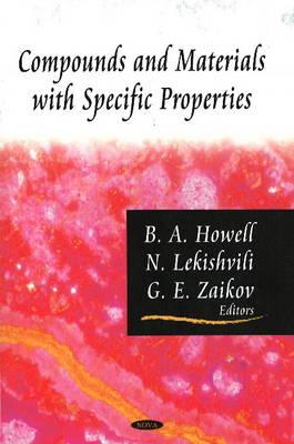 Compounds & Materials W/Specif - Howell, Bob A