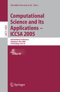 Computational Science and Its Applications - Iccsa 2005: International Conference, Singapore, May 9-12, 2005, Proceedings, Part II