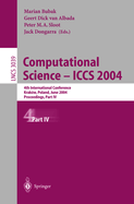 Computational Science -- Iccs 2004: 4th International Conference, Krakow, Poland, June 6-9, 2004, Proceedings, Part III