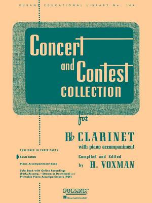 Concert and Contest Collection: BB Clarinet - Solo Part - Hal Leonard Publishing Corporation (Creator)