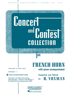 Concert and Contest Collection for French Horn: Piano Accompaniment - Voxman, H (Editor)