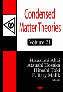 Condensed Matter Theoriesvolume 21