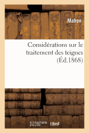 Considerations Sur Le Traitement Des Teignes