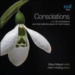 Consolations: Liszt- Six Consolations and other reflective pieces for violin & piano