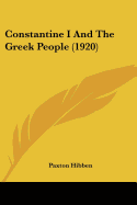 Constantine I And The Greek People (1920)