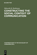 Constructing the Social Context of Communication: Terms of Address in Egyptian Arabic