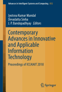 Contemporary Advances in Innovative and Applicable Information Technology: Proceedings of Iccaiait 2018