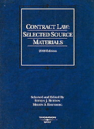 Contract Law: Selected Source Materials - Burton, Steven J (Editor), and Eisenberg, Melvin A (Editor)