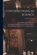 Contributions in Science; no.493 (2002: Aug.)