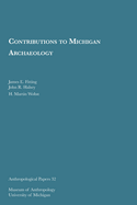 Contributions to Michigan Archaeology: Volume 32