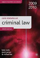 Core Statutes on Criminal Law 2009-2010
