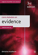 Core Statutes on Evidence